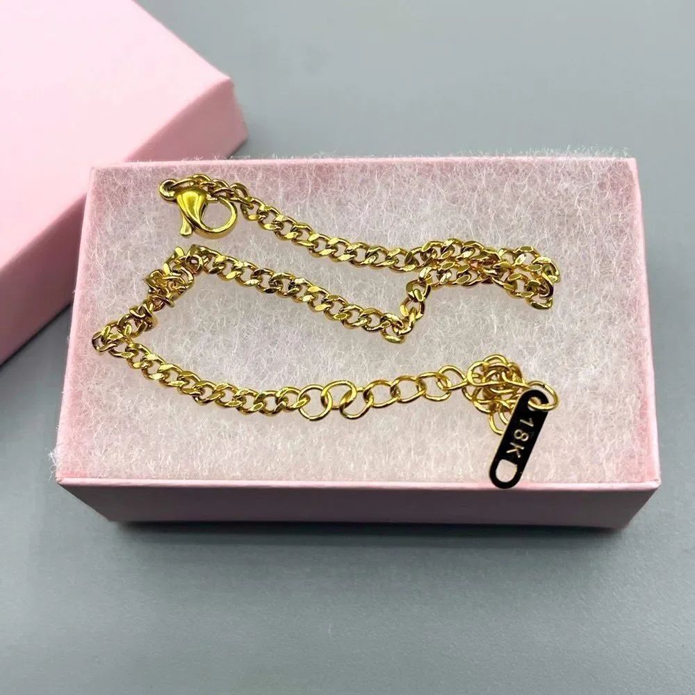 18K gold plated chain bracelet